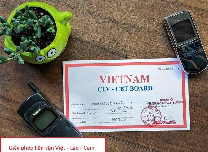 Giấy phép liên vận Việt - Campuchia
